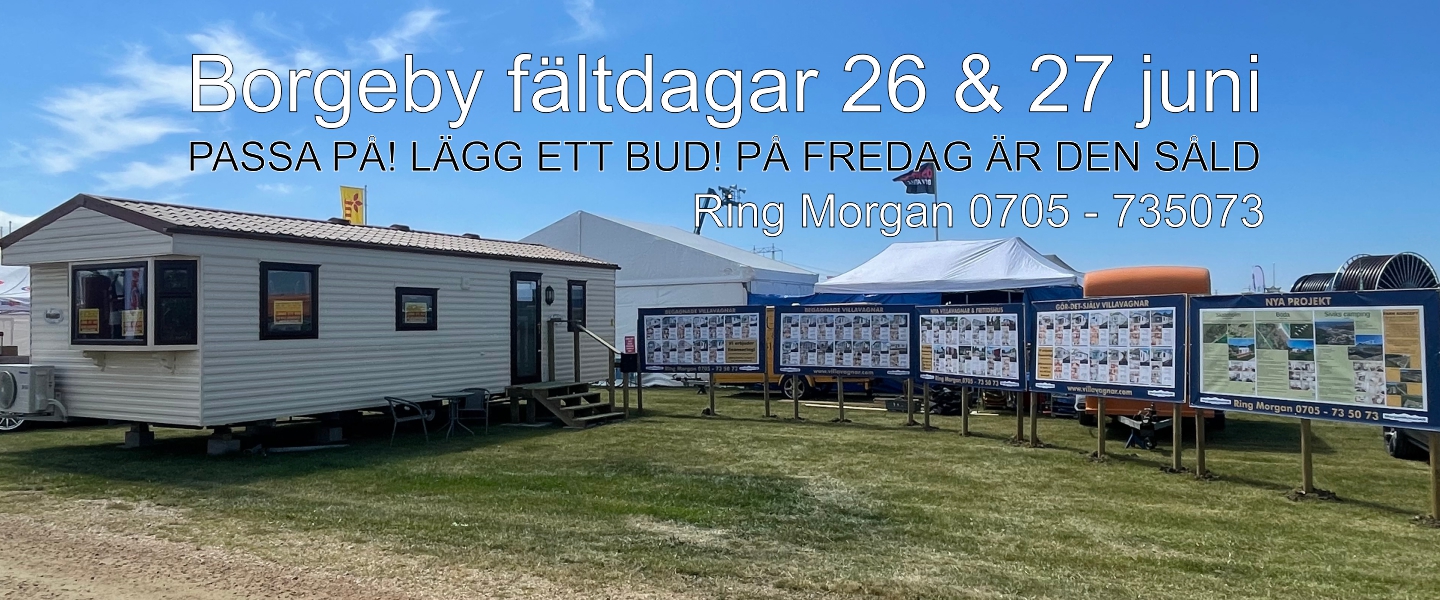 Buda hem en villavagn på Borgeby fältdagar